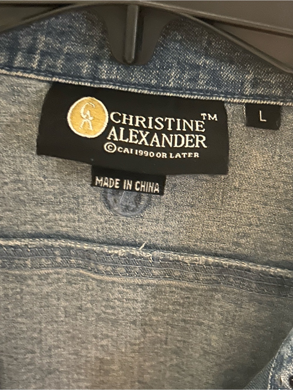 Retro Faded Blue Jean Jacket-Beautifully embellished.
Christine Alexander - Picture 5 of 5